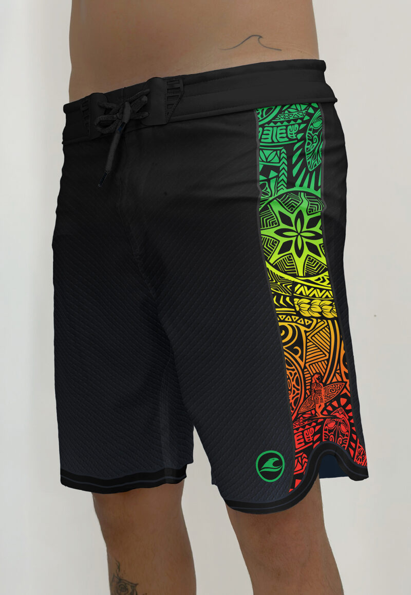 BOARDSHORT JISK - BERMUDA TACTEL SURF COM ELASTANO 70539 v3